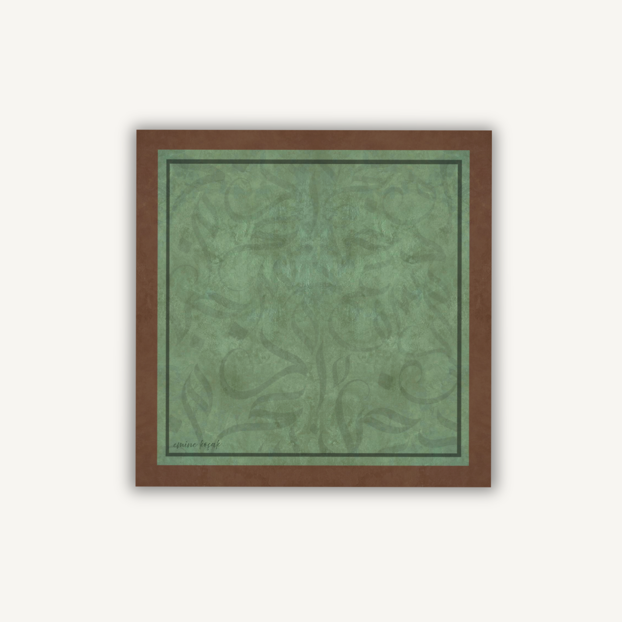 Seidenfoulard „Mâna“ (55 x 55 cm)